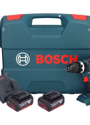 Bosch GSB 18V-55 Professional Akku Schlagbohrschrauber 18 V 55 Nm Brushless + 2x Akku 4,0 Ah + Ladegerät + Koffer - Toolbrothers