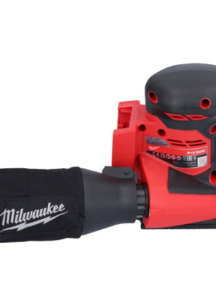 Milwaukee M18 BQSS-401 Akku Schwingschleifer 18 V 113 x 104 mm Brushless + 1x Akku 4,0 Ah - ohne Ladegerät