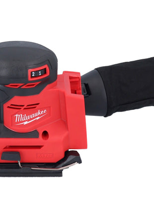 Milwaukee M18 BQSS-402 akumulatorowa szlifierka oscylacyjna 18 V 113 x 104 mm bezszczotkowa + 2x akumulator 4,0 Ah + ładowarka