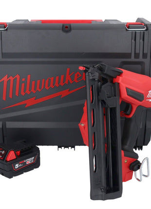 Milwaukee M18 FN16GA-501X Akku Nagler 18 V 32 - 64 mm Brushless + 1x Akku 5,0 Ah + HD Box - ohne Ladegerät - Toolbrothers