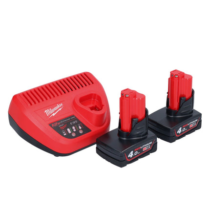 Milwaukee M12 FRAIWF38-402 Akku Winkelschlagschrauber 12 V 3/4" 270 Nm Brushless + 2x Akku 4,0 Ah + Ladegerät