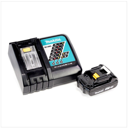 Makita DBO 180 RA1J Akku Exzenterschleifer 18 V 125 mm + 1x Akku 2,0 Ah + Ladegerät + Makpac - Toolbrothers