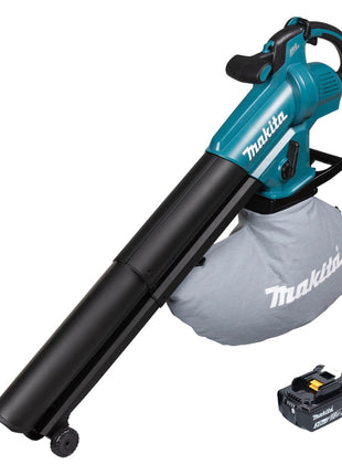 Makita DUB 187 F Akku Laubbläser und Laubsauger 18 V Brushless + 1x Akku 3,0 Ah - ohne Ladegerät