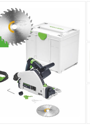 Festool TS 55 F-Plus Master Edition Tauchsäge 1200 W 160 mm ( 577843 ) + Sägeblatt + Systainer