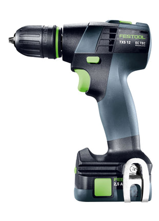 Festool TXS 12 2.5-Plus taladro atornillador inalámbrico 12 V 30 Nm sin escobillas (576873) + 2 baterías 2,5 Ah + cargador + systainer