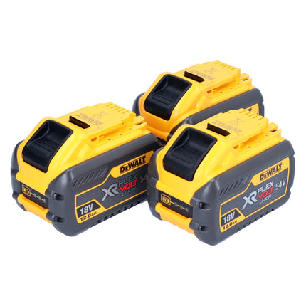 DeWalt 3x DCB 548 Akku 18 V / 54 V max. 12 Ah / 12000 mAh Li-Ion XR FLEXVOLT - mit Ladestandanzeige