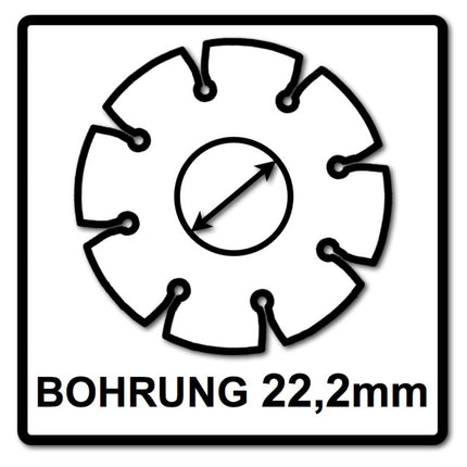 Bosch Standard for Universal Diamanttrennscheibe 125 x 22,23 mm 5 Stk. ( 5x 2608615059 ) für Beton, Stahl-Beton, Back-, Kalk- und Sand-Stein
