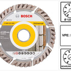 Bosch Standard for Universal Diamanttrennscheibe 125 x 22,23 mm 5 Stk. ( 5x 2608615059 ) für Beton, Stahl-Beton, Back-, Kalk- und Sand-Stein