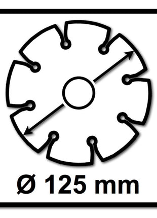 Bosch Standard for Universal Diamanttrennscheibe 125 x 22,23 mm 20 Stk. ( 20x 2608615060 ) für Beton, Stahl-Beton, Back-, Kalk- und Sand-Stein