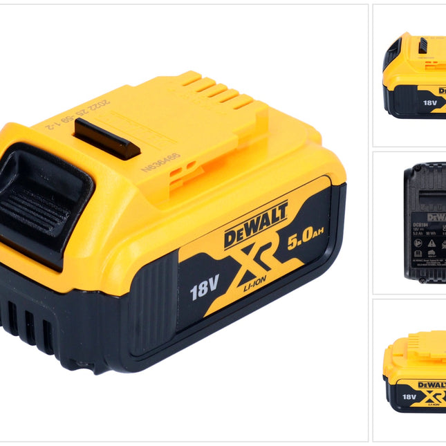 Gebraucht DeWalt DCB 184 Akkupack 18 V 5 0 Ah 5000 mAh XR Li Ion Akku mit Ladestandanzeige 1 - toolbrothers