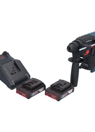 Bosch GBH 18V-21 Professional Akku Bohrhammer 18 V 2,0 J SDS plus Brushless + 2x Akku 2,0 Ah + Ladegerät