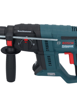 Bosch GBH 18V-21 Professional Akku Bohrhammer 18 V 2,0 J SDS plus Brushless + 2x Akku 2,0 Ah + Ladegerät