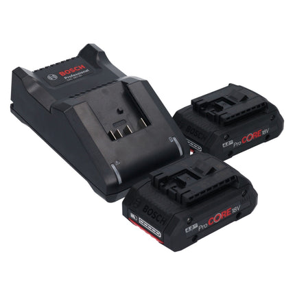 Bosch GBH 18V-21 Professional Akku Bohrhammer 18 V 2,0 J SDS plus Brushless + 2x ProCORE Akku 4,0 Ah + Ladegerät