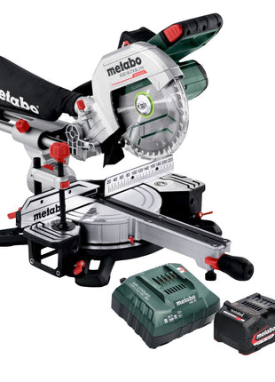 Metabo KGS 18 LTX BL 216 scie à tronçonner sur batterie 18 V 216 mm sans balais (614216920) + 1x batterie 4,0 Ah + chargeur