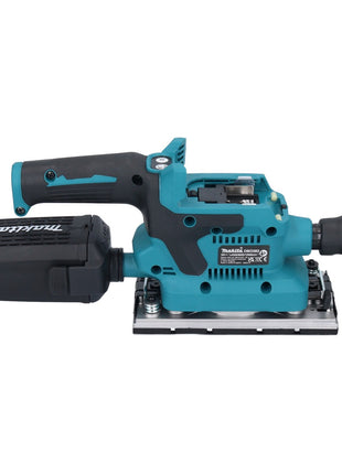 Makita DBO 382 G1 Akku Schwingschleifer 18 V 93 x 185 mm Brushless + 1x Akku 6,0 Ah - ohne Ladegerät