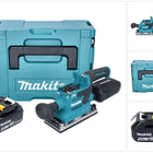 Makita DBO 382 M1J Akku Schwingschleifer 18 V 93 x 185 mm Brushless + 1x Akku 4,0 Ah + Makpac - ohne Ladegerät