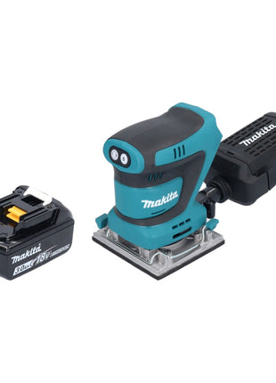 Makita DBO 484 F1 Akku Schwingschleifer 18 V 112 x 102 mm + 1x Akku 3,0 Ah - ohne Ladegerät