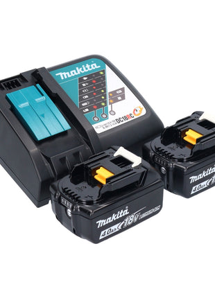 Lijadora orbital a batería Makita DBO 484 RM 18 V 112 x 102 mm + 2x baterías 4,0 Ah + cargador