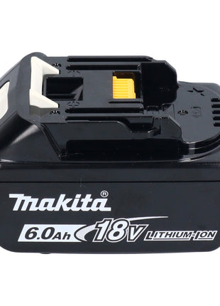 Lijadora orbital a batería Makita DBO 484 G1J 18 V 112 x 102 mm + 1x batería 6,0 Ah + Makpac - sin cargador