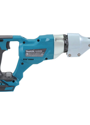 Makita DJS 200 RF Akku Blechschere 18 V 2,0 mm Brushless + 2x Akku 3,0 Ah + Ladegerät