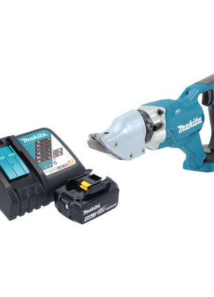 Makita DJS 200 RM1 batterie cisailles à tôle 18 V 2,0 mm brushless + 1x batterie 4,0 Ah + chargeur