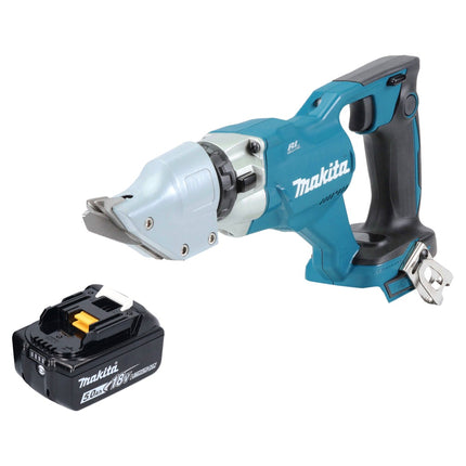 Makita DJS 200 T1 Akku Blechschere 18 V 2,0 mm Brushless + 1x Akku 5,0 Ah - ohne Ladegerät