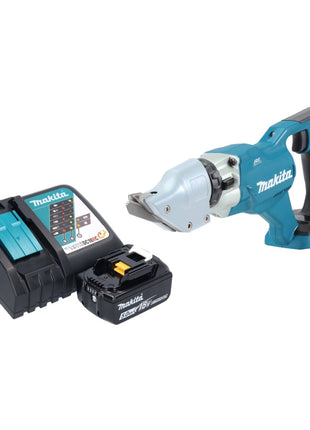 Makita DJS 200 RT1 batterie cisailles à tôle 18 V 2,0 mm brushless + 1x batterie 5,0 Ah + chargeur