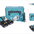 Makita DJS 200 RTJ Akku Blechschere 18 V 2,0 mm Brushless + 2x Akku 5,0 Ah + Ladegerät + Makpac
