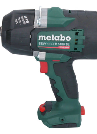 Clé à chocs sans fil Metabo SSW 18 LTX 1450 BL 18 V 1450 Nm sans balais + 1x batterie 4,0 Ah + métaBOX - sans chargeur