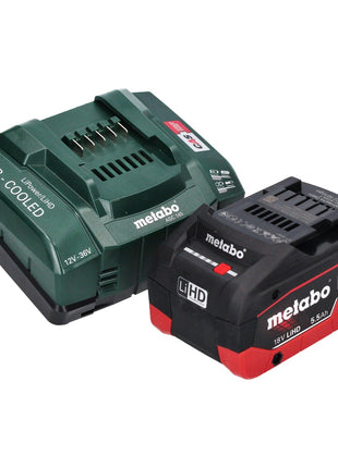 Metabo SSW 18 LTX 1450 BL akumulatorowy klucz udarowy 18 V 1450 Nm bezszczotkowy + 1x akumulator 5,5 Ah + ładowarka + metaBOX