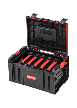 Mallette à outils Qbrick System PRO Toolbox 2.0 450 x 334 x 240 mm 19 l empilable IP54 + 5x TWO Organizer Multi