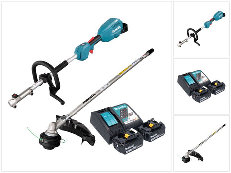 Makita DUX 18 RM2X1 Outil multifonction sans fil 18 V Brushless + 2x batterie 4,0 Ah + kit chargeur