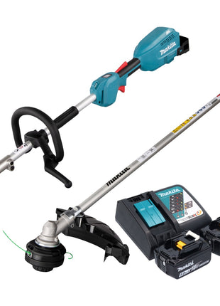 Makita DUX 18 RT2X1 Akku Multifunktionsantrieb 18 V Brushless + 2x Akku 5,0 Ah + Ladegerät