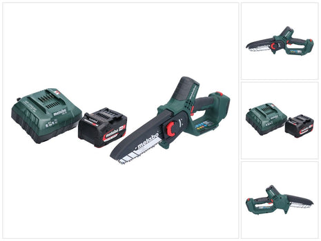 Metabo MS 18 LTX 15 scie sans fil 18 V 15 cm 5 m/s + 1x batterie 4,0 Ah + chargeur