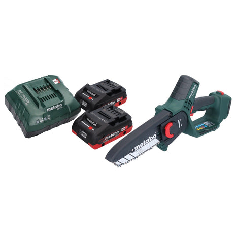 Metabo MS 18 LTX 15 sierra para madera a batería 18 V 15 cm 5 m/s + 2x batería 4,0 Ah + cargador