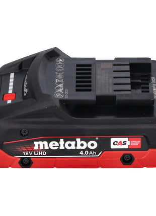 Metabo WVB 18 LTX BL 15-125 Quick Akku Winkelschleifer 18 V 125 mm Brushless + 1x Akku 4,0 Ah + metaBOX - ohne Ladegerät