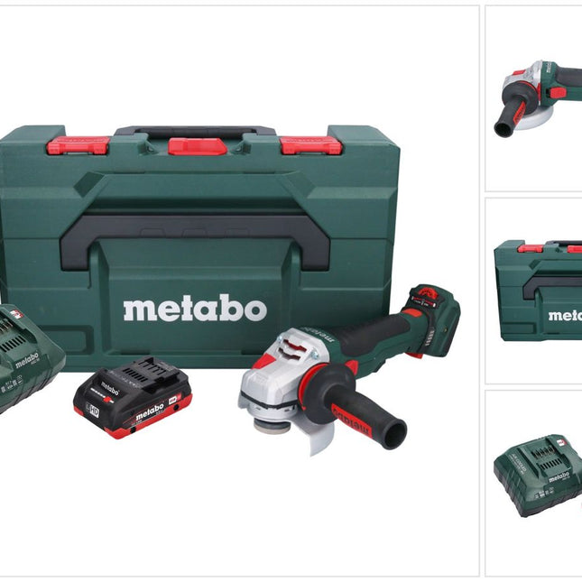 Metabo WVB 18 LTX BL 15-125 Quick Akku Winkelschleifer 18 V 125 mm Brushless + 1x Akku 4,0 Ah + Ladegerät + metaBOX
