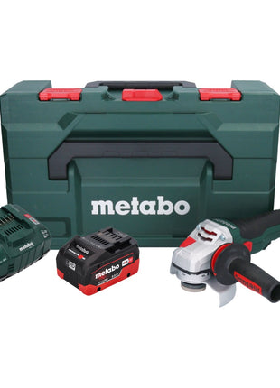 Metabo WVB 18 LTX BL 15-125 Quick Akku Winkelschleifer 18 V 125 mm Brushless + 1x Akku 8,0 Ah + Ladegerät + metaBOX