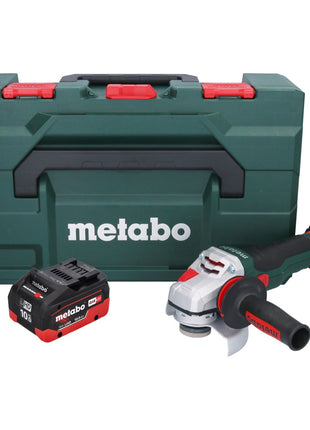 Metabo WVB 18 LTX BL 15-125 Quick Akku Winkelschleifer 18 V 125 mm Brushless + 1x Akku 10,0 Ah + metaBOX - ohne Ladegerät