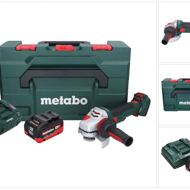 Metabo WVB 18 LTX BL 15-125 Quick Akku Winkelschleifer 18 V 125 mm Brushless + 1x Akku 10,0 Ah + Ladegerät + metaBOX