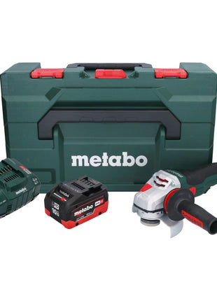 Metabo WVB 18 LTX BL 15-125 Quick Akku Winkelschleifer 18 V 125 mm Brushless + 1x Akku 10,0 Ah + Ladegerät + metaBOX