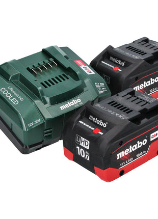 Metabo WVB 18 LTX BL 15-125 Quick Akku Winkelschleifer 18 V 125 mm Brushless + 2x Akku 10,0 Ah + Ladegerät + metaBOX