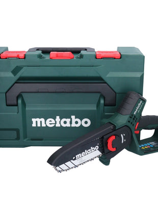 Scie à bois à batterie Metabo MS 18 LTX 15 18 V 15 cm 5 m/s + métaBOX (600856840) - sans batterie, sans chargeur