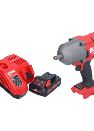 Clé à chocs sans fil Milwaukee M18 FHIWF12-301 18 V 1356 Nm 1/2" brushless + 1x batterie 3,0 Ah + chargeur