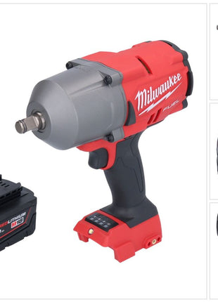 Milwaukee M18 FHIWF12-401 akumulatorowy klucz udarowy 18 V 1356 Nm 1/2" bezszczotkowy + 1x akumulator 4,0 Ah - bez ładowarki