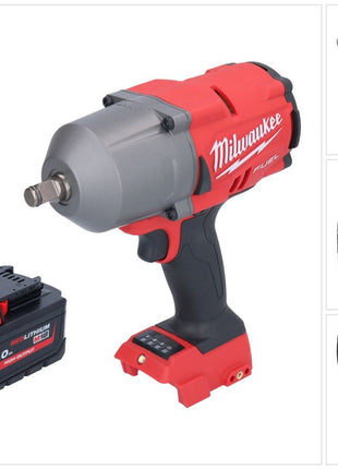 Milwaukee M18 FHIWF12-801 akumulatorowy klucz udarowy 18 V 1356 Nm 1/2" bezszczotkowy + 1x akumulator 8,0 Ah - bez ładowarki