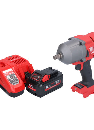 Milwaukee M18 FHIWF12-801 Akku Schlagschrauber 18 V 1356 Nm 1/2" Brushless + 1x Akku 8,0 Ah + Ladegerät