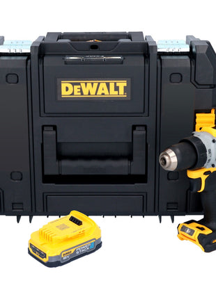 Perceuse-visseuse sans fil DeWalt DCD 800 NT 18 V 90 Nm sans balais + 1x batterie 1,7 Ah + TSTAK - sans chargeur