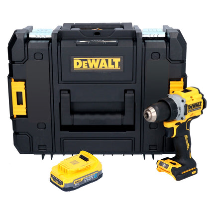 DeWalt DCD 800 NT Akku Bohrschrauber 18 V 90 Nm Brushless + 1x Akku 1,7 Ah + TSTAK - ohne Ladegerät