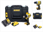 Perceuse-visseuse sans fil DeWalt DCD 800 D1T 18 V 90 Nm sans balais + 1x batterie 2,0 Ah + chargeur + TSTAK